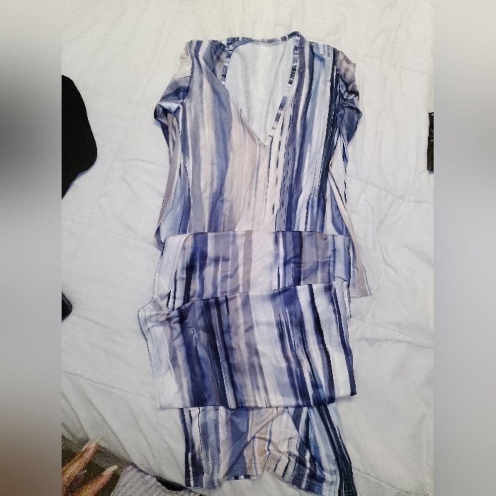 Multi color maxi dress size Lg